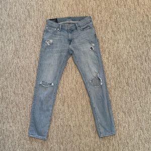 Abercrombie and Fitch ripped skinny jeans